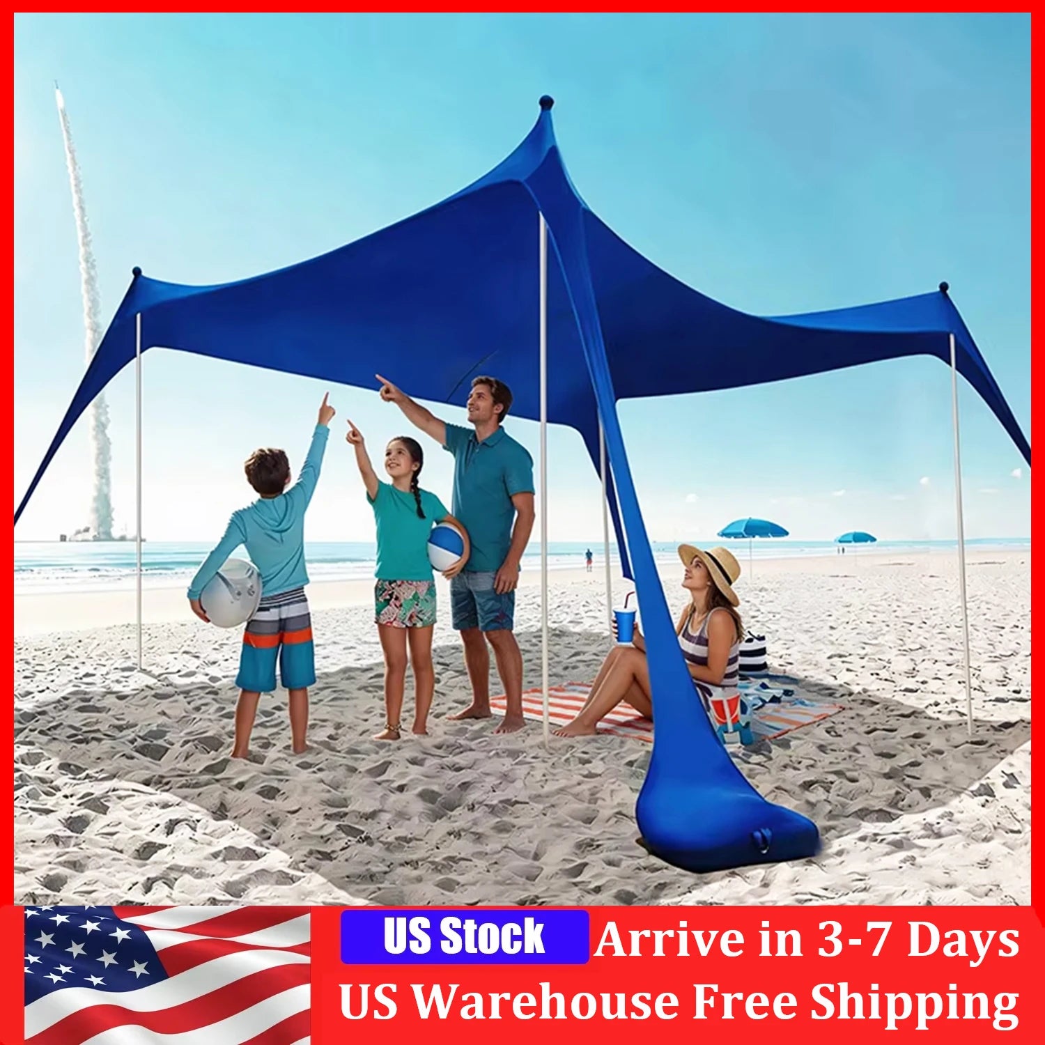 Camping Picnic Fishing Tent Outdoor Lawn Beach Leica Canopy Tent Portable Lawn Outdoor Sun Protection Cooling Large Size